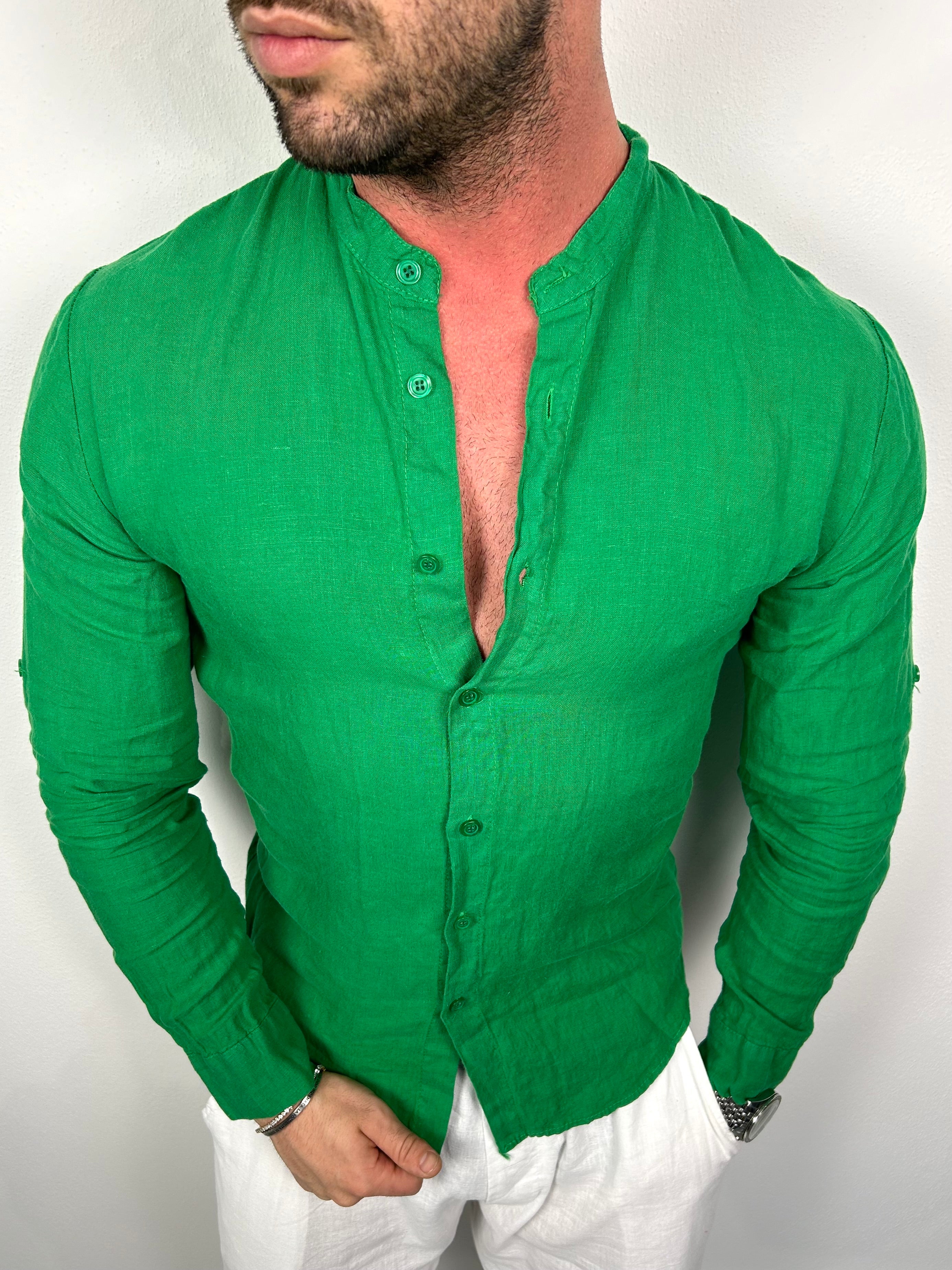 CAMICIA VENEZUELA 100% LINO