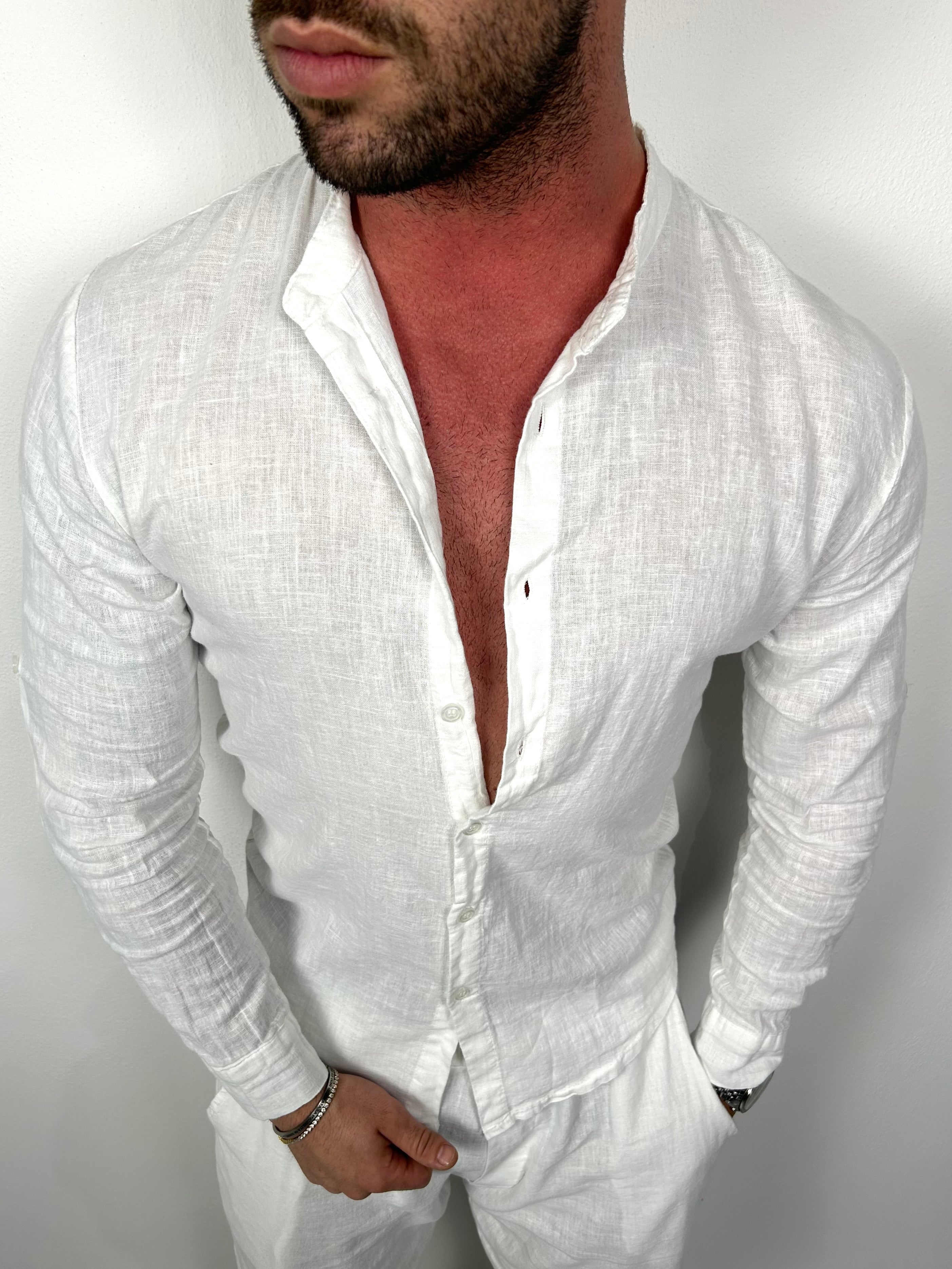 CAMICIA VENEZUELA 100% LINO