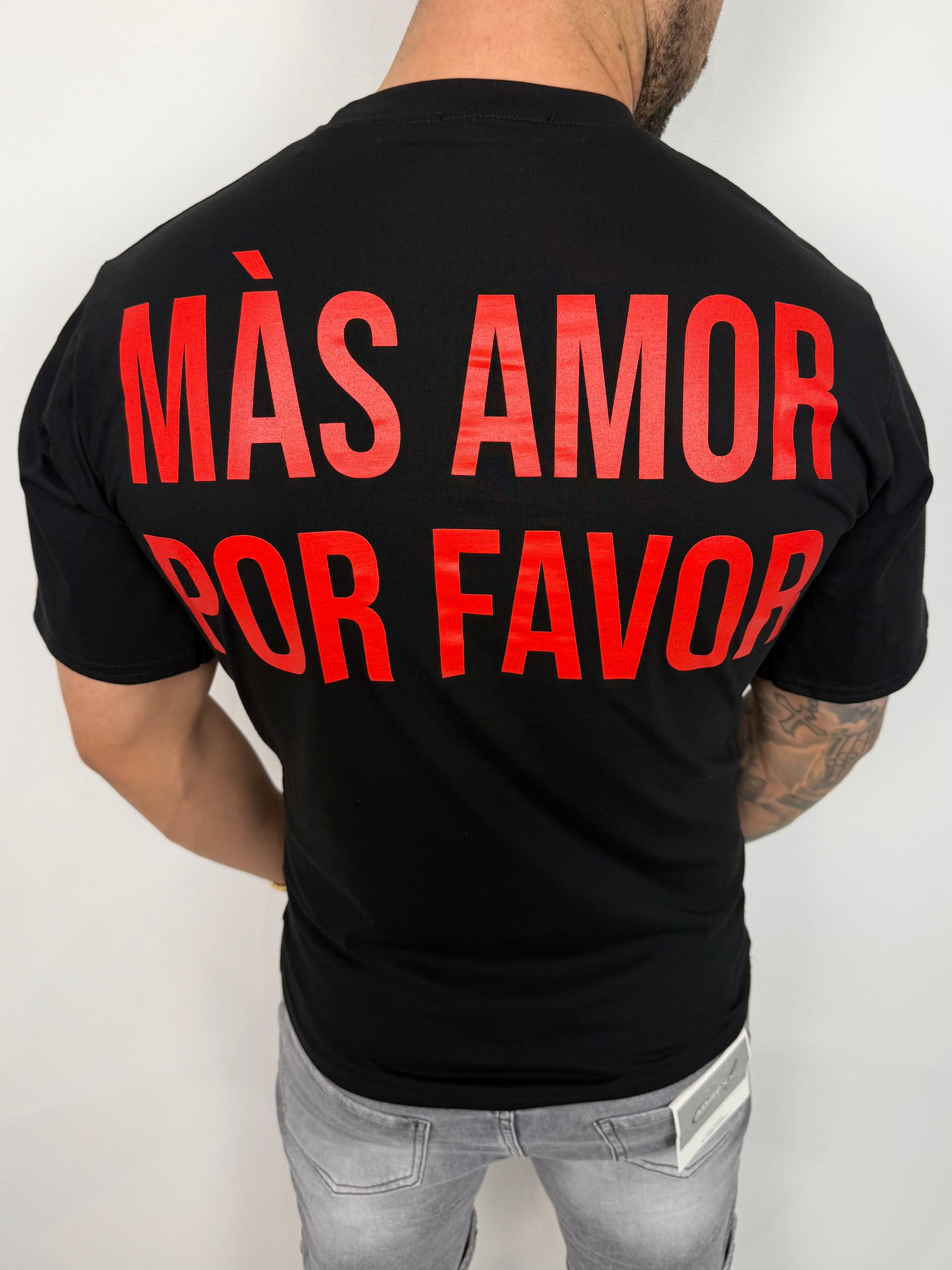 T-SHIRT MAS AMOR POR FAVOR
