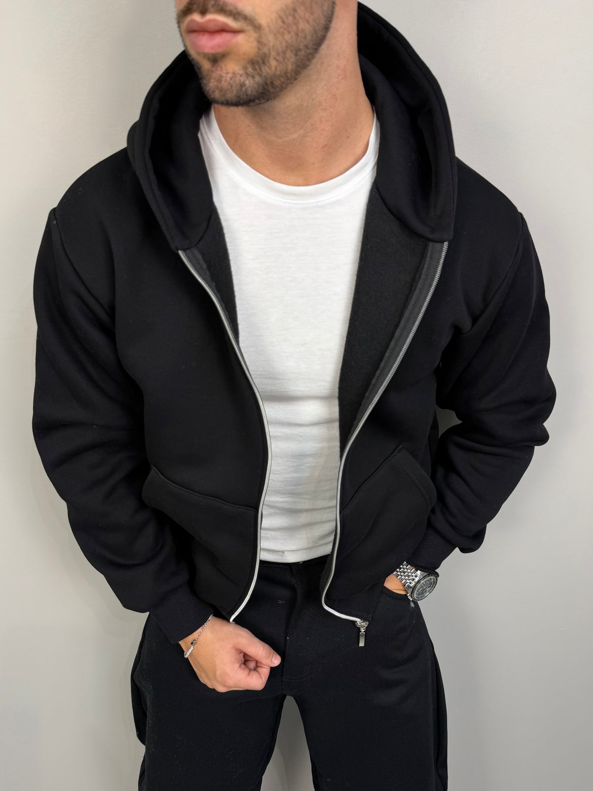 HOODIE BASIC ZIP