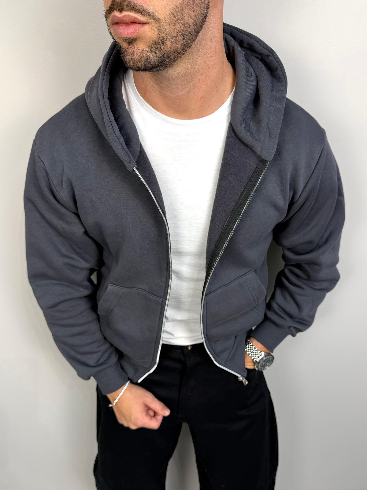 HOODIE BASIC ZIP