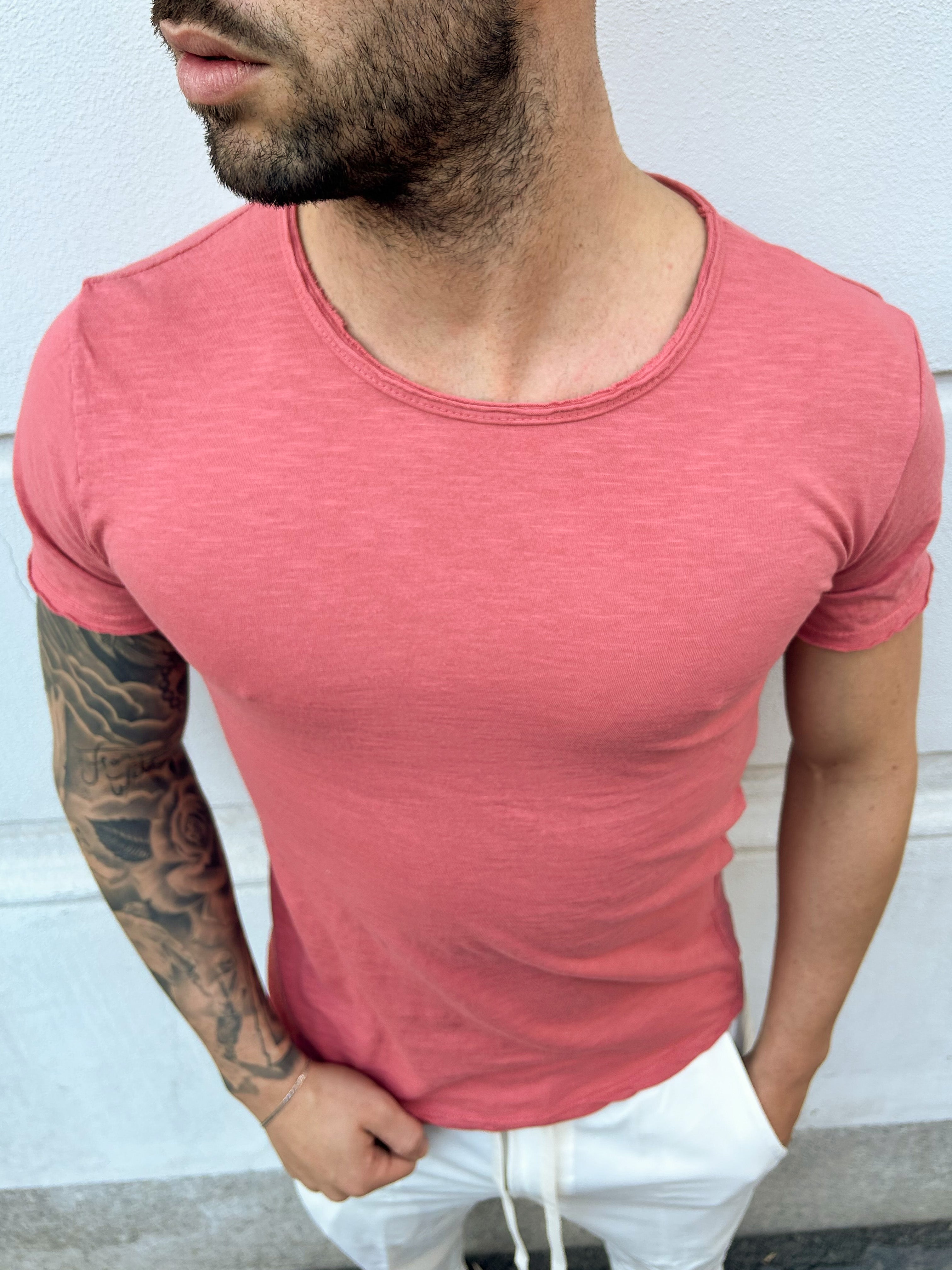 T-SHIRT COTONE FIAMMATO